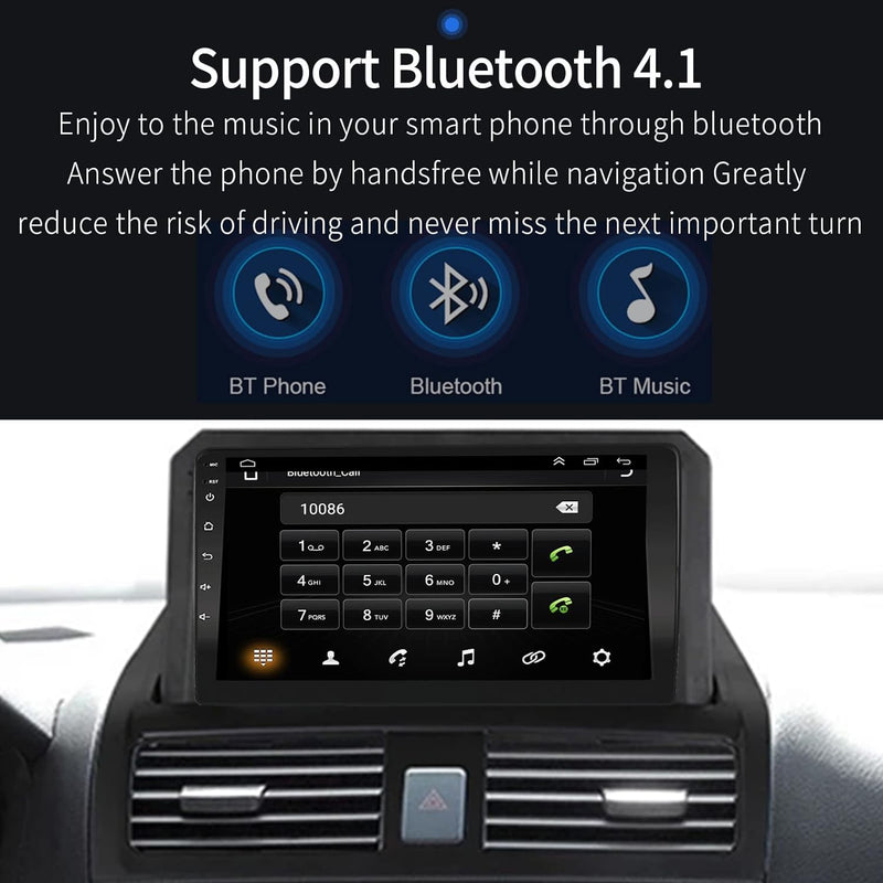 EZoneTronics 2 DIN Android 10.1 passend für Honda Accord 7. 2003-2007 Autoradio Stereo 10,1 Zoll Kap