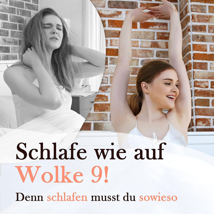 Sabeatex Nackenstützkissen aus Visco Soft Schaum, Kopfkissen, Viscoelastisches Memory Kissen, Nacken