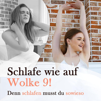 Sabeatex Nackenstützkissen aus Visco Soft Schaum, Kopfkissen, Viscoelastisches Memory Kissen, Nacken