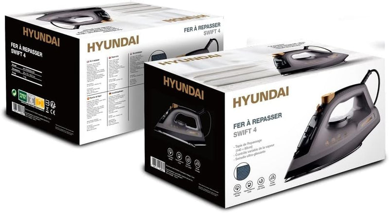 HYUNDAI Swift 4-2400 Watt Bügeleisen 350 ml inkl. Bügelunterlage