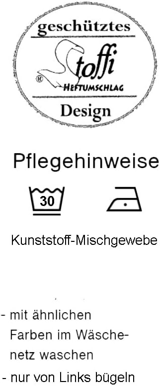 Exclusive, edle Buchumschläge aus Nubuck-Leder-Imitat oder Kork mit Klettverschluss und Lesezeichen,