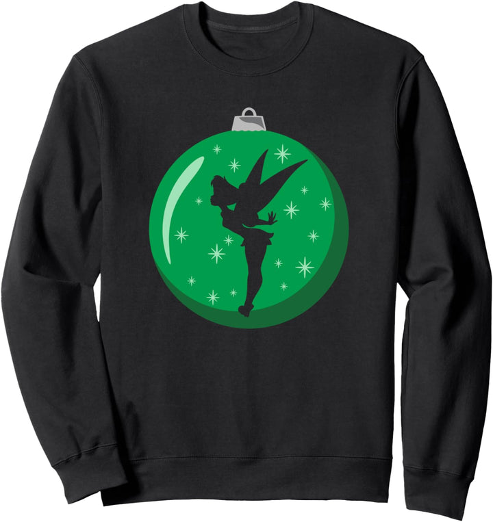 Disney Holiday Tinker Bell Tree Ornament Green Sweatshirt
