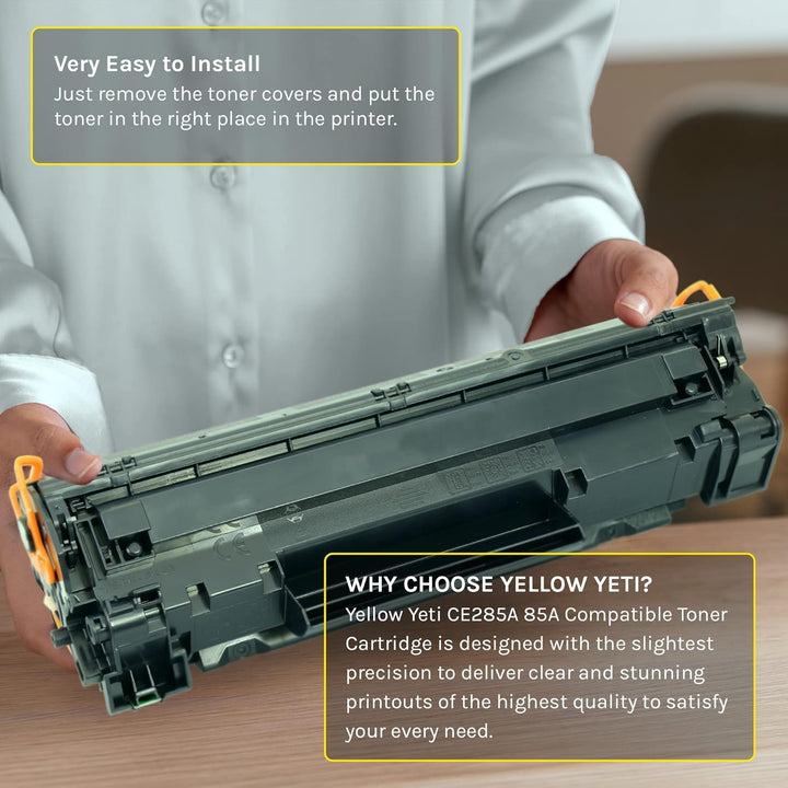 YELLOW YETI CE285A 85A Tonerkartusche Kompatibel mit HP LaserJet Pro M1130 M1132 M1136 M1210 M1212 M
