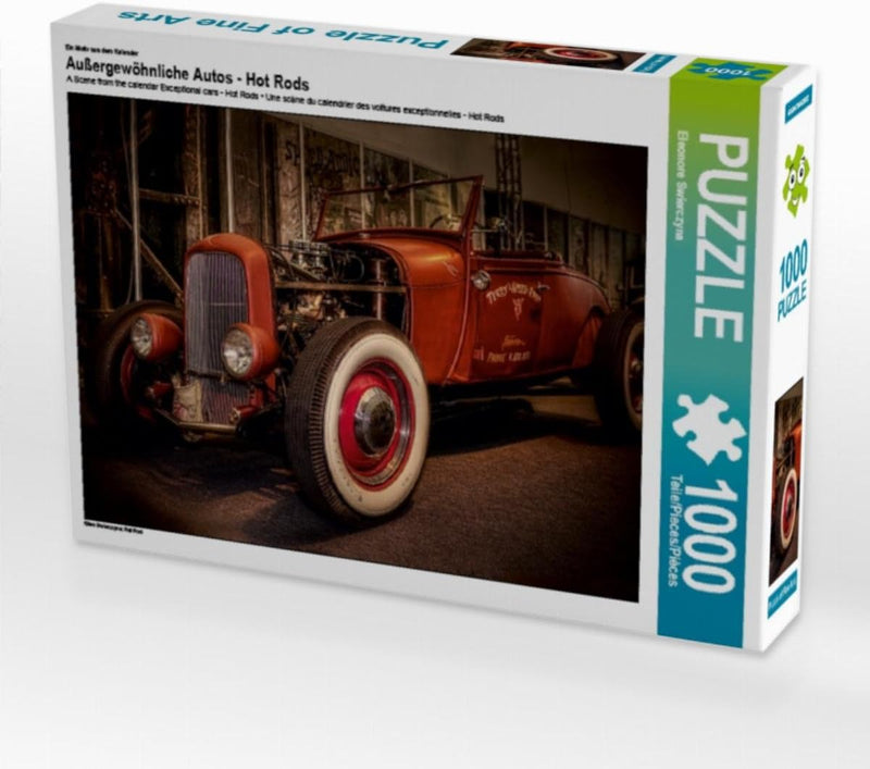 CALVENDO Puzzle Aussergewöhnliche Autos - Hot Rods 1000 Teile Lege-Grösse 64 x 48 cm Foto-Puzzle Bil