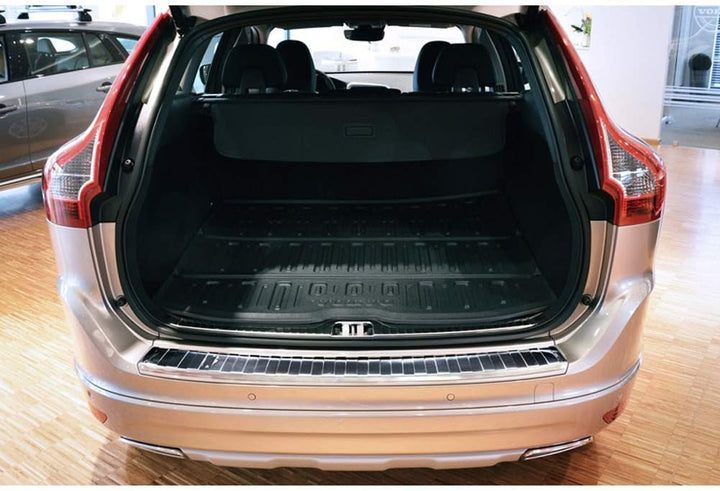 Avisa Edelstahl Heckstossstangenschutz kompatibel mit Volvo XC60 2013-2016 'Ribs'