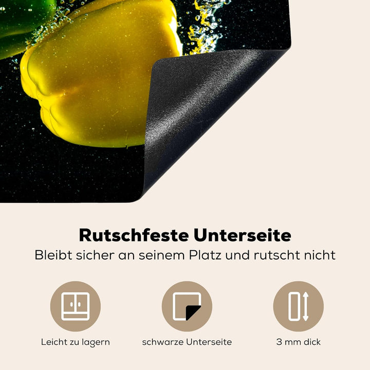 Herdabdeckplatte Einteilig Induktionsmatte Küche Abdeckung Ceranfeld Herd Abdeckplatte Deko Vinyl Ma