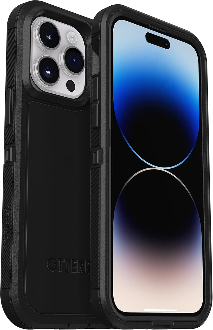 OtterBox Schutzhülle für iPhone 14 Pro (nur) Defender Series XT – schwarz, ohne Bildschirm, robust,