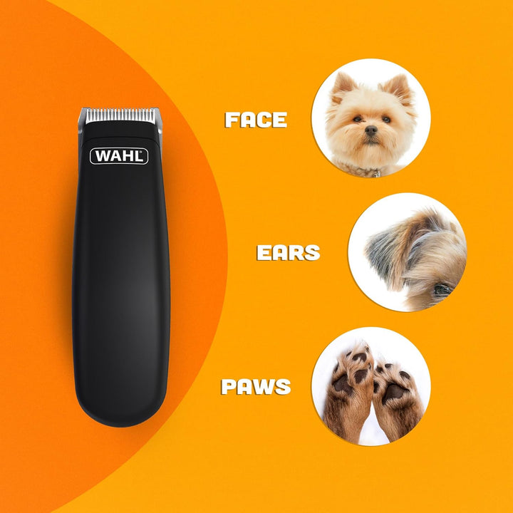 WAHL Pocket Pro Trimmer, Grooming Set für Haustiere, Trimmen und säubern von kleinen Bereichen, kabe