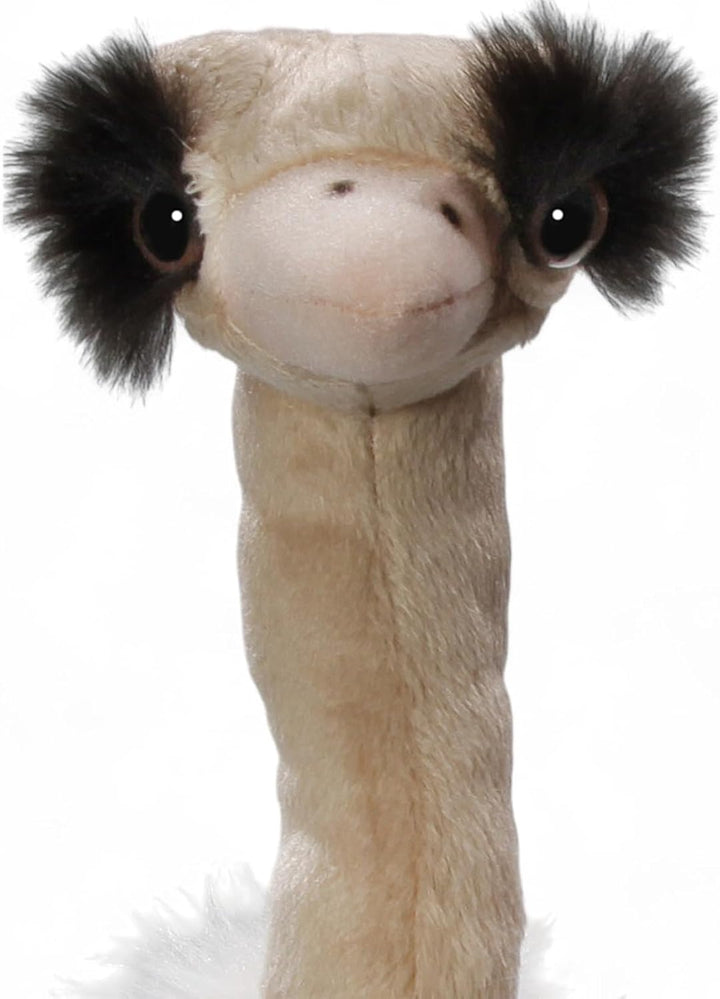 Carl Dick Vogel Strauss Handpuppe, Vogel, Plüschtier, Kuscheltier ca. 40cm hoch, ca. 30cm (nur Körpe