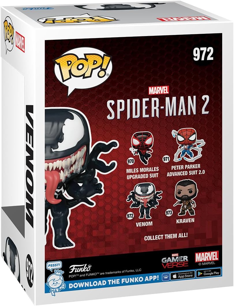 Funko POP! Games: Spider-Man 2- Venom - Spider-Man 2 Video Game - Vinyl-Sammelfigur - Geschenkidee -