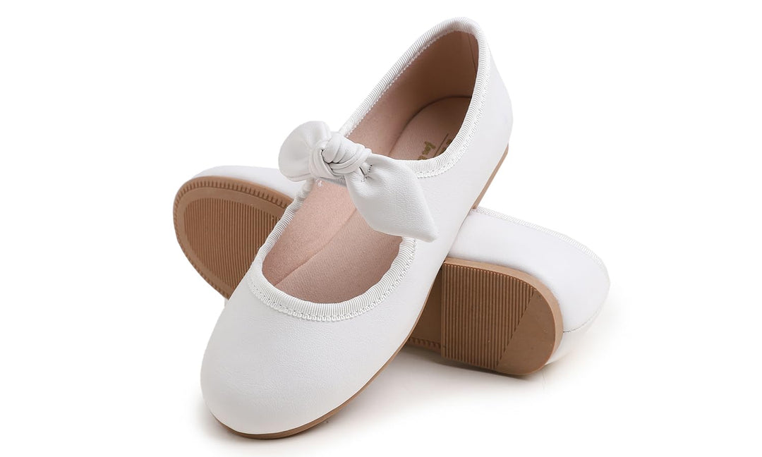 Feversole Girls Cute Dress, Mädchen süsses Kleid Mary Jane Schuhe weiche Party Urlaub Ballerinas 29