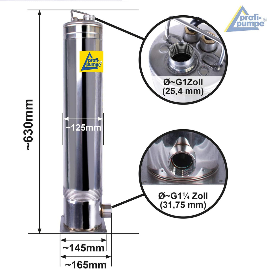 REGENWASSERPUMPE Tauchpumpe TAUCHDRUCKPUMPE ZISTERNENPUMPE Regen-Star-Automatic 600-10, 20m Kabel mi