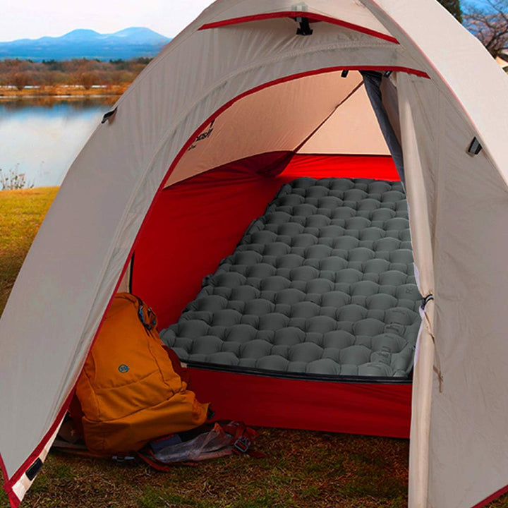 Naturehike Ultraleichte aufblasbare Isomatte Einzelne Schlafmatten 6,5 cm Dicke aufblasbare Schlafma