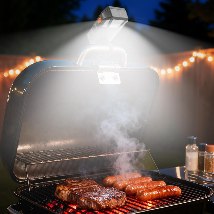 Grilllicht, Coinicxcel Wiederaufladbare 160°Breitere Strahl-Grilllichter für Outdoor-Grill IP54 mit