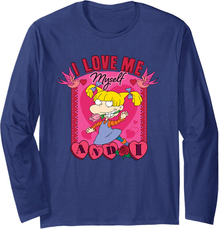 Rugrats Valentine's Day Angelica, I Love Me, Myself And I Langarmshirt
