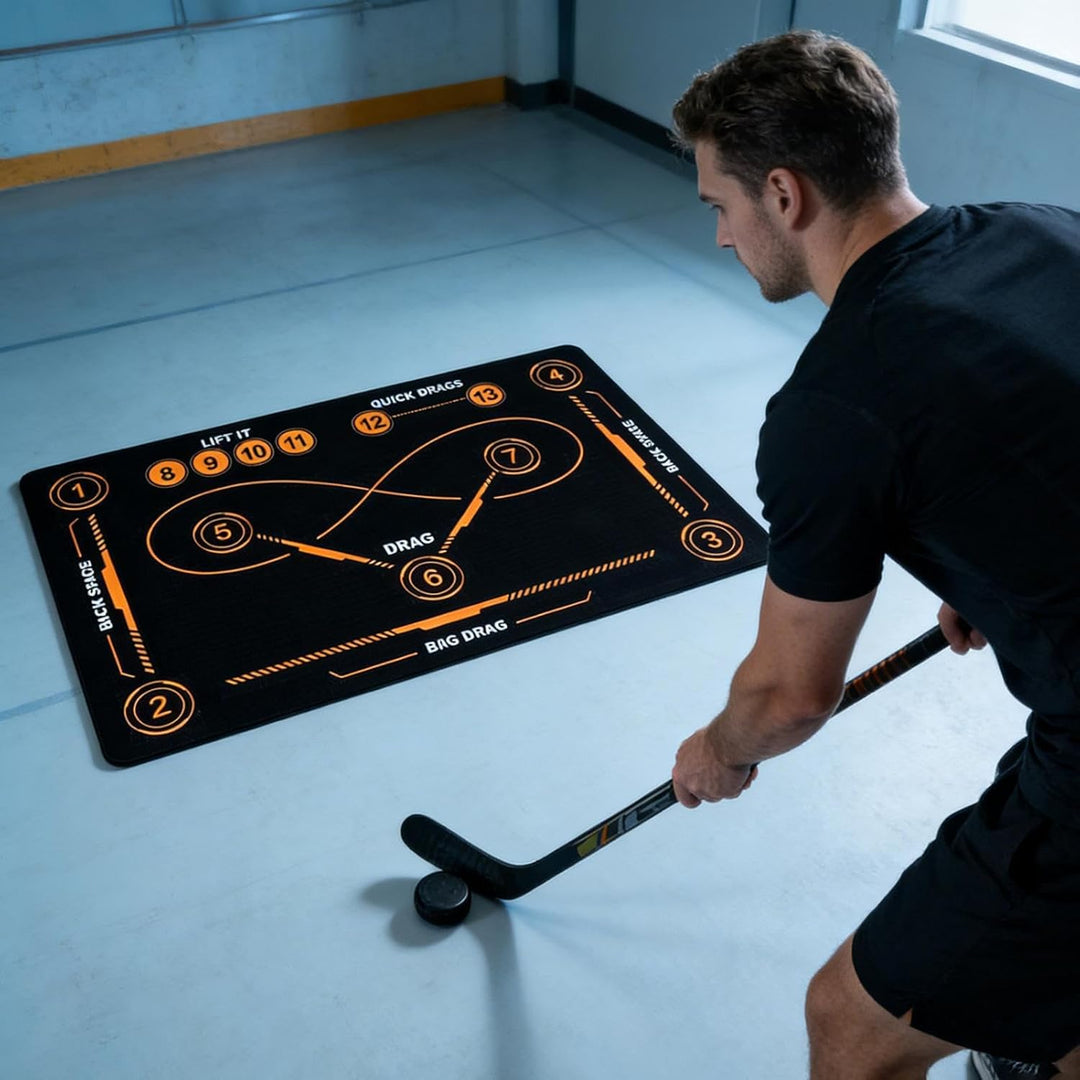 Feldhockey Trainingsmatte, Eishockey Training rutschfest, 50 * 80cm Hockey Matte, Ballkontrolle Übun