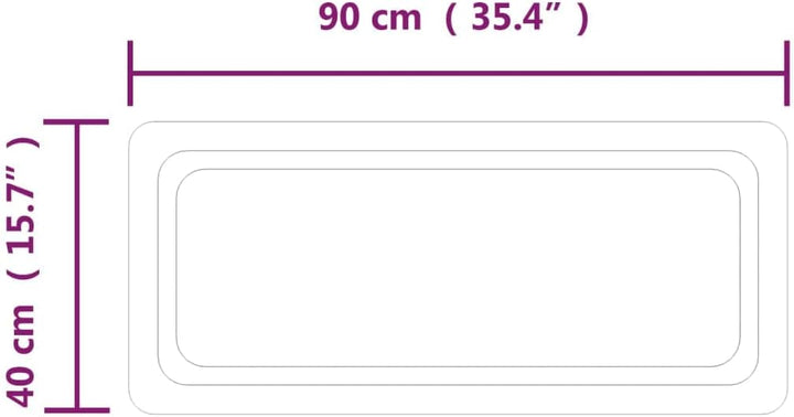 vidaXL LED Badspiegel Beleuchtung Wandspiegel Lichtspiegel Badezimmerspiegel Bad Spiegel Badezimmer