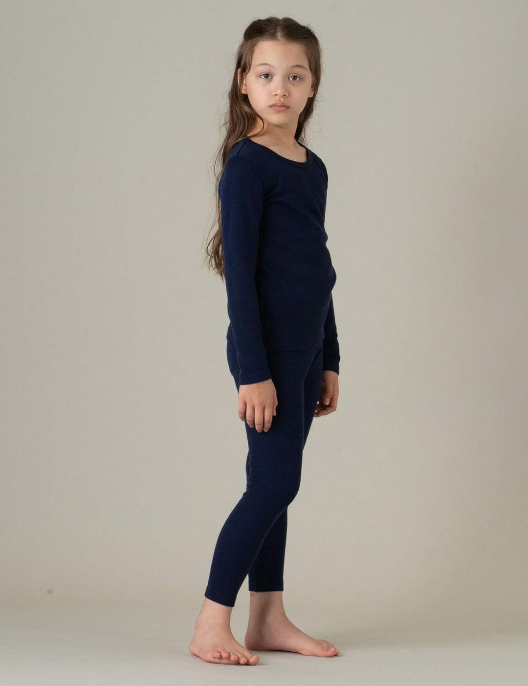 LAPASA Kinder 100% Merinowolle Thermounterhemd Unterhosen, Premium Merino Wolle Warme Thermounterwäs