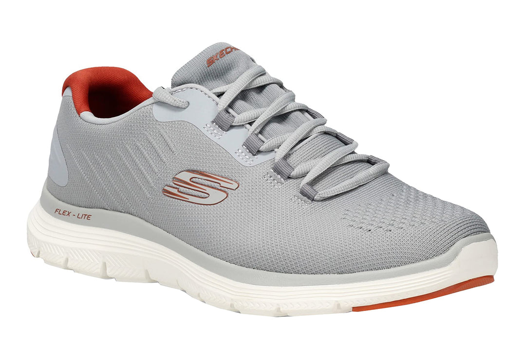 Skechers FLEX ADVANTAGE 4.0 - OVERTAKE Sneaker Grigia da uomo 232228 GRY, 40 EU