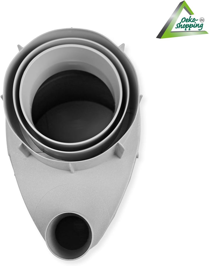 Fallrohrfilter Regensammler braun/grau - Der Regenwasser-Filter für Regentonnen mit bis zu 95% Wirku