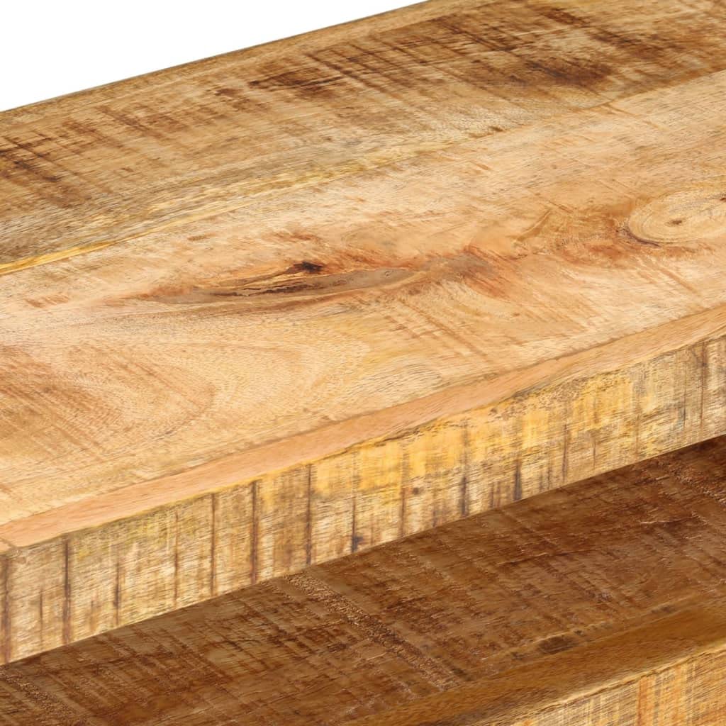 vidaXL Massivholz Mango TV Schrank 3 Schubladen 1 Ablage Lowboard TV Möbel Tisch Board Sideboard Fer
