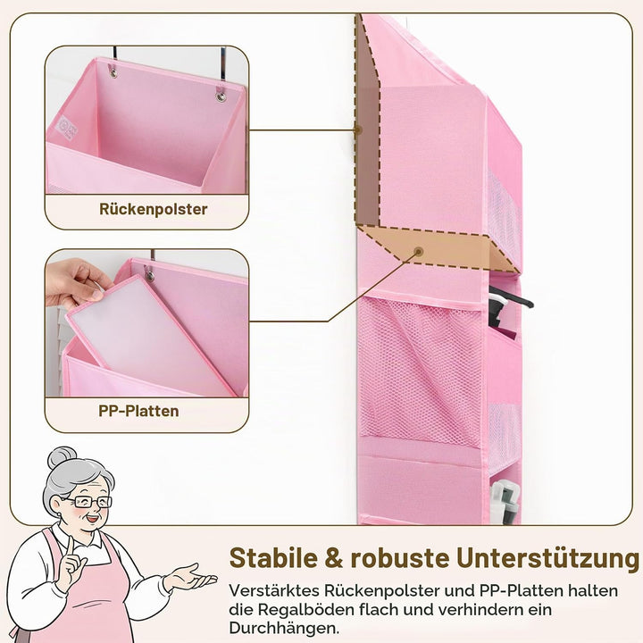 GRANNY SAYS Hängeorganizer Tür mit 5 Fächern, Packung mit 1 hinter der Tür hängenden Speicherorganis