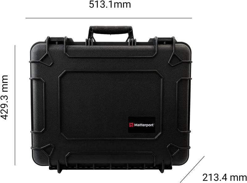 Matterport Pro2 3D 360-Grad-Kamera Paket - Enthält Pro2 3D-Kamera, Stativ, Klemme und tragbare 20-Zo