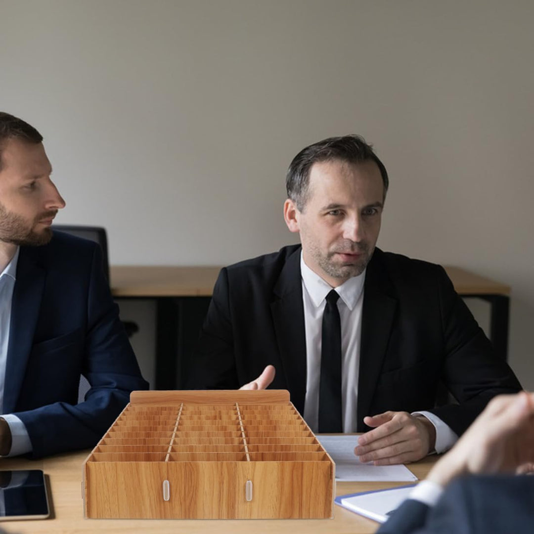 TOPBATHY Handy Box Schule Handy-Aufbewahrungsbox 30-Fächer- -Handy-Desktop-Organizer Telefonmanageme