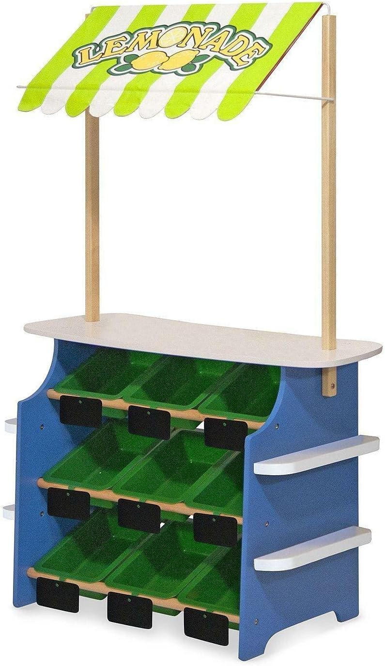 Melissa & Doug Grocery Store / Lemonade Stand | Pretend Play Toy | Large Playset | 3+ | Gift for Boy