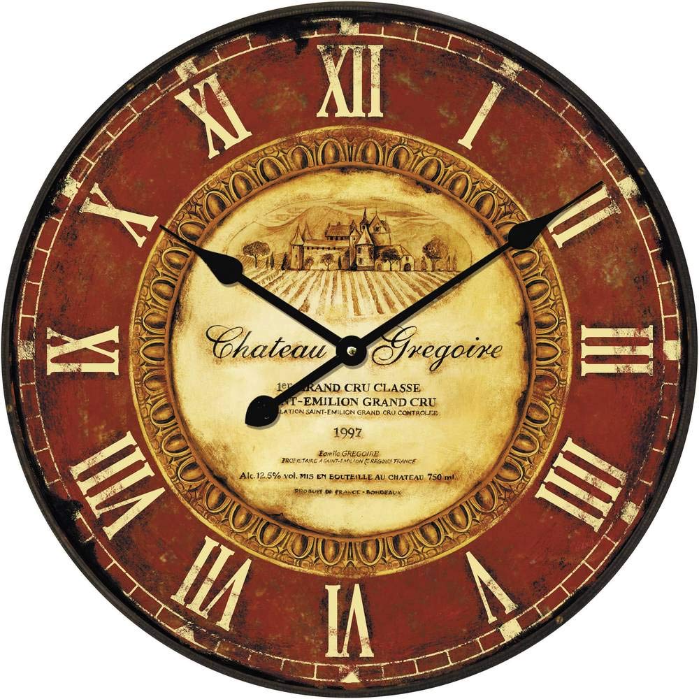 Technoline, WT 1511 Wanduhr, Ø 50cm, mehrfarbig