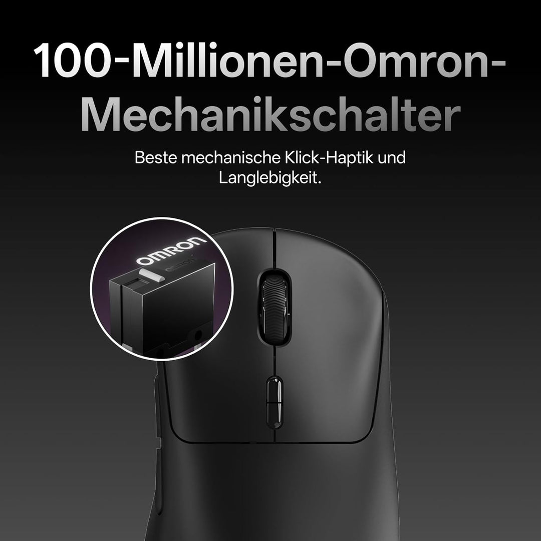Rapoo VT3 Gen-2 Gaming Maus Kabellose - 53g Ultraleicht E-Sports Pro PAW3398 26K DPI Echte 8000Hz Ab