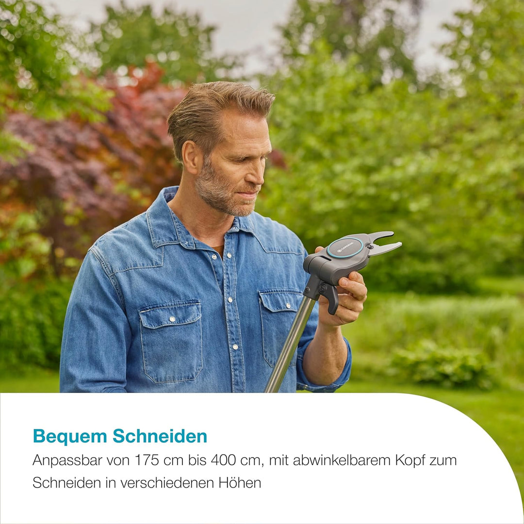 Gardena StarCut Pro S, Baum- und Strauchschneider, Bypass-Schnitt, 160 cm Länge, Klingen aus Qualitä