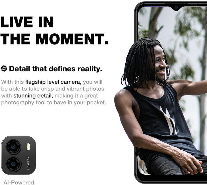 AGM Note N1 Smartphone [2023], Android 13 Smartphone ohne Vertrag, 8 GB+128 GB, Dual 50MP Kamera, 6,