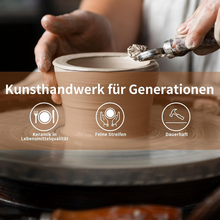 6 Stück Pastateller, 1100ml Porzellan Suppenschalen Salatteller, 36oz | Grosse Suppenteller für Past