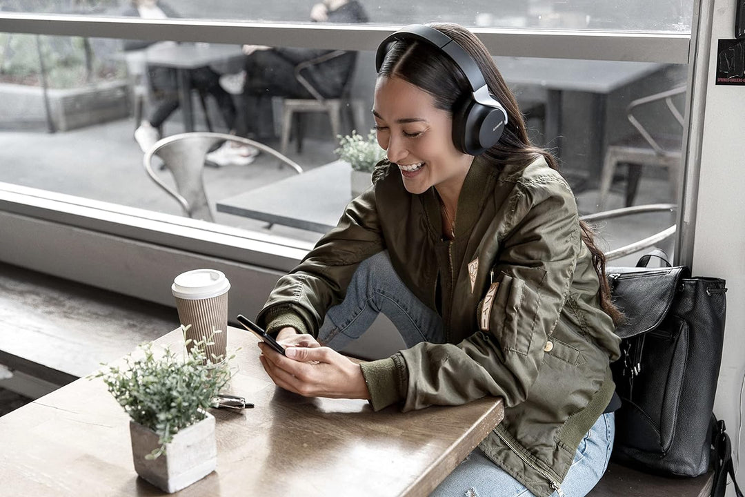 Shure AONIC 40 über Ohr -drahtlosen Bluetooth - Noise Cancelling mit Mikrofon, 25 -Stunden -Akkulauf