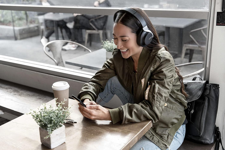 Shure AONIC 40 über Ohr -drahtlosen Bluetooth - Noise Cancelling mit Mikrofon, 25 -Stunden -Akkulauf