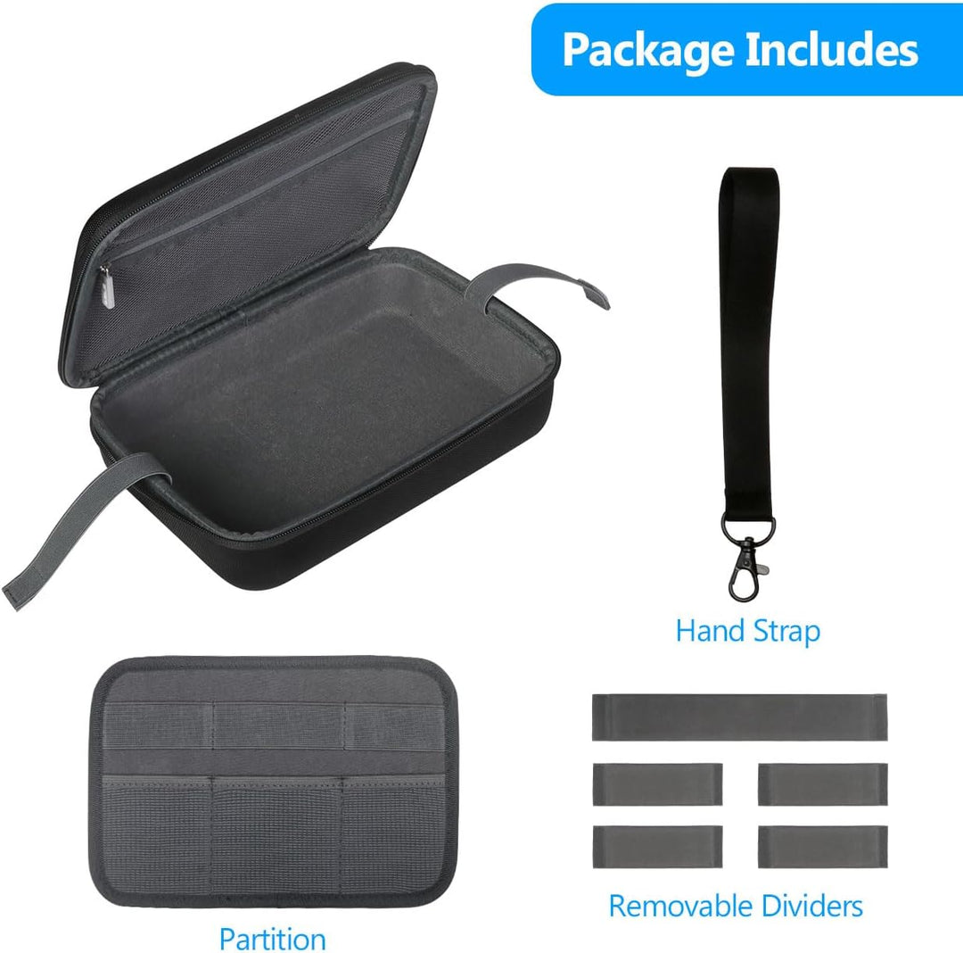 JSVER Tasche für GoPro, Tragetasche für GoPro Hero 13/12/11/10/9, Case Schutztasche für AKASO EK7000