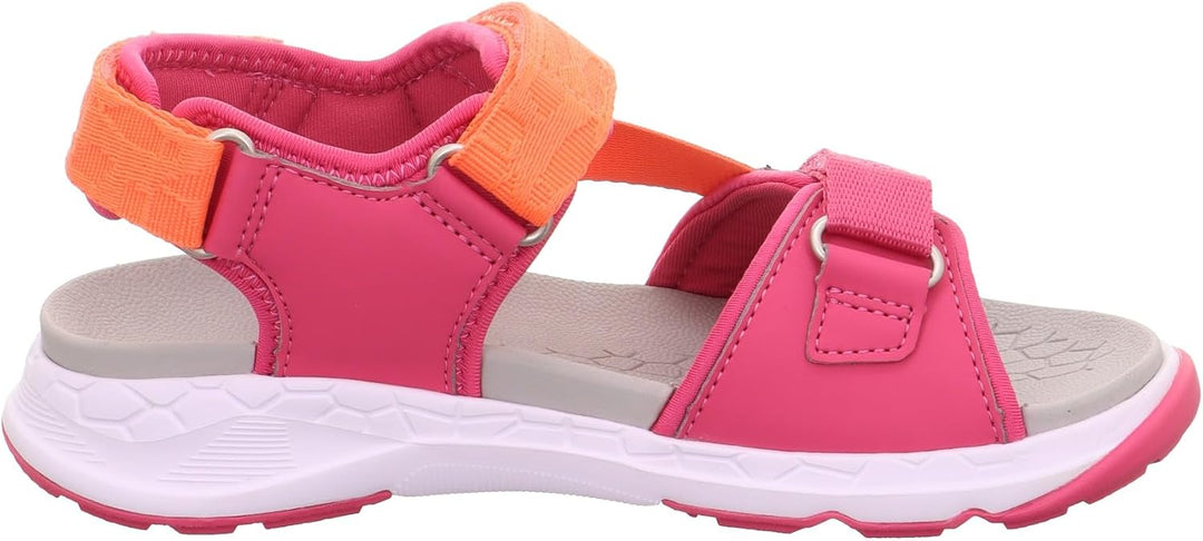 Superfit Mädchen Criss Cross Sandale 27 EU Pink Orange 5510, 27 EU Pink Orange 5510