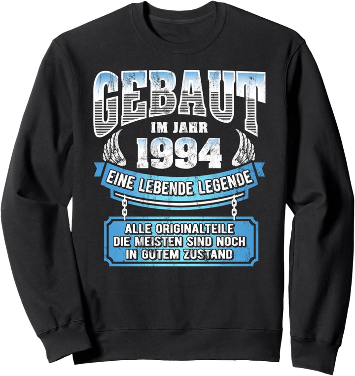 30 Geburtstag Geschenk Lustig Gebaut Im Jahr 1994 Sweatshirt