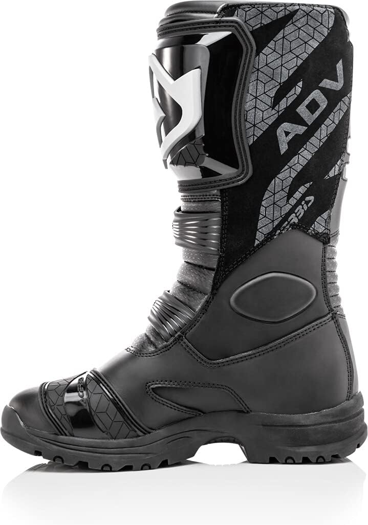 Acerbis Herren Stivale X-stradhu Stiefel 46 EU Schwarz, 46 EU Schwarz