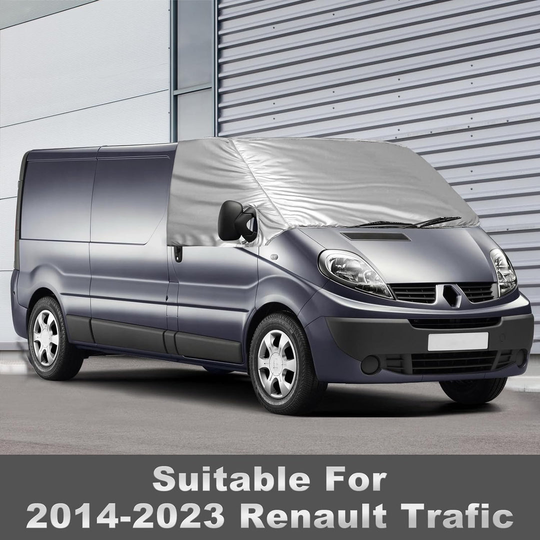 Externe Thermo Scheibenabdeckung passend für Opel Vivaro Renault Trafic N-issan Primastar 2001-2014,