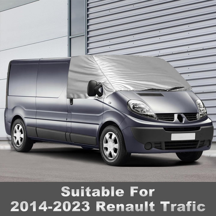 Externe Thermo Scheibenabdeckung passend für Opel Vivaro Renault Trafic N-issan Primastar 2001-2014,