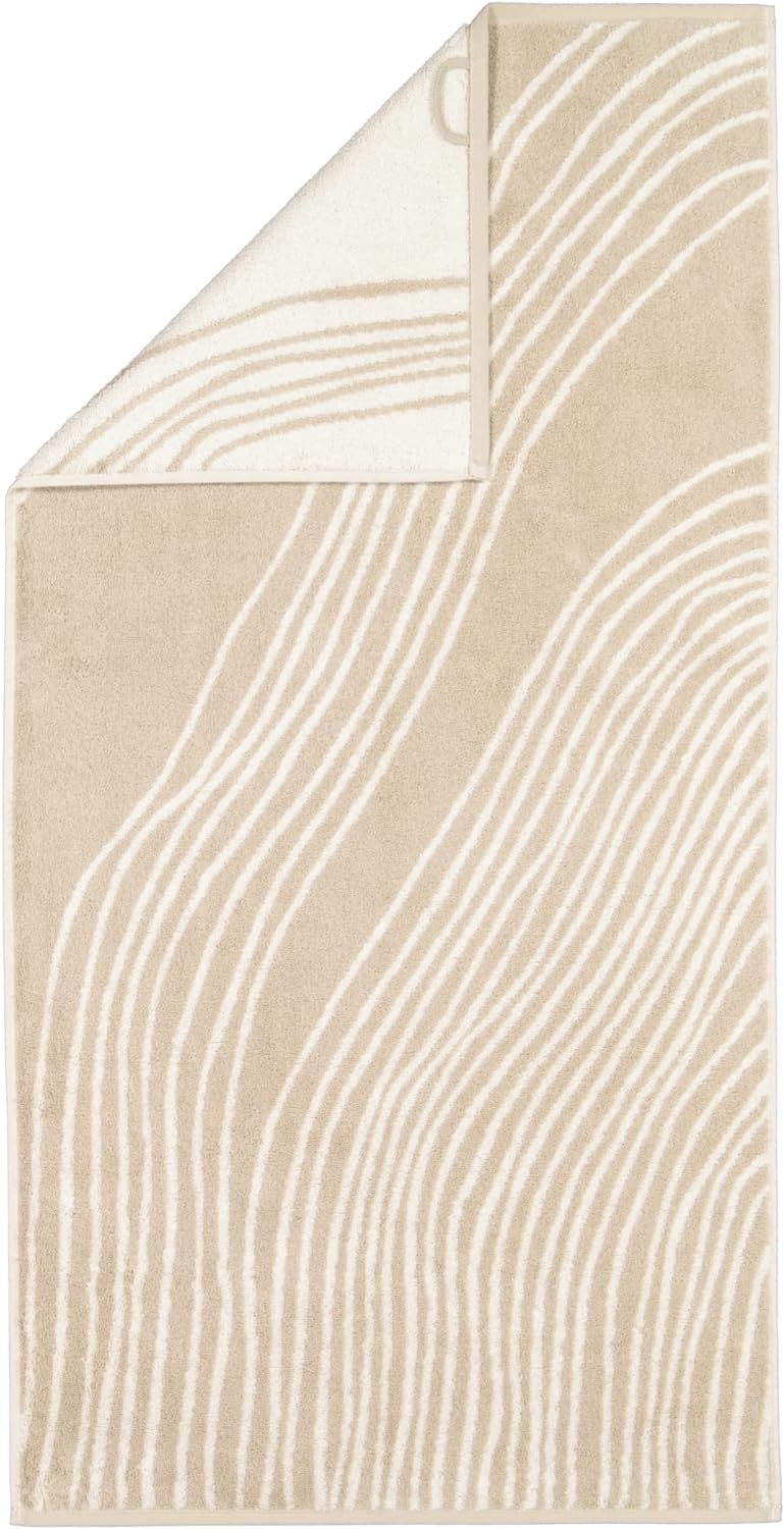 CAWÖ Home Handtücher Gallery Flow 6210 Natur - 33 Duschtuch 70x140 cm, Duschtuch 70x140 cm
