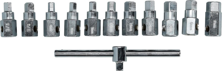 BRILLIANT TOOLS BT711150 Öldienst-Stecknuss-Satz, 12-tlg [Powered by KS TOOLS]