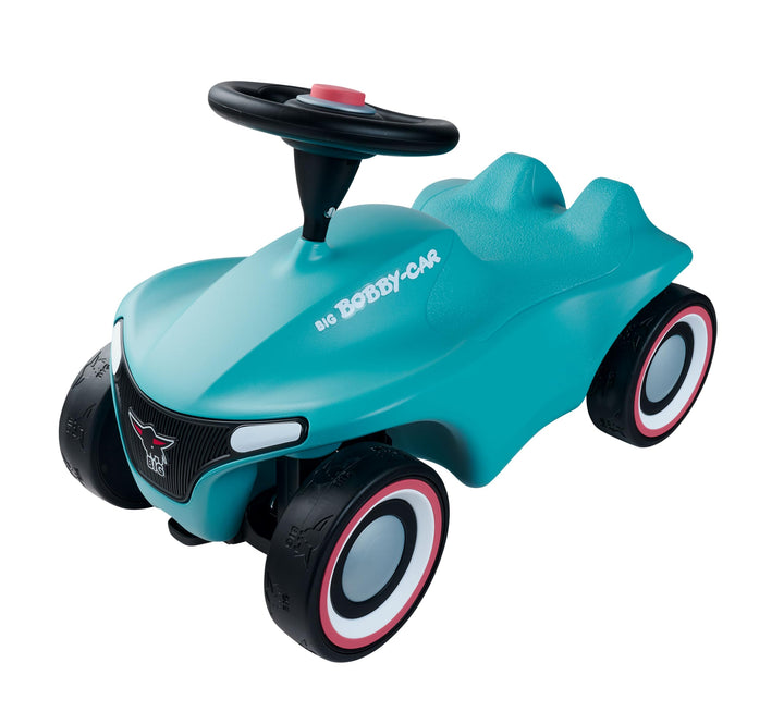 BIG Bobby Car Neo Azur - Rutschauto ab 1 Jahr, Limitierte Auflage in der Trendfarbe 2023 Azur-Blau,