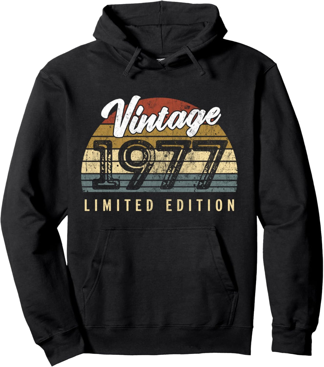 Vintage 1977 Limited Edition 45. Geburtstag Pullover Hoodie