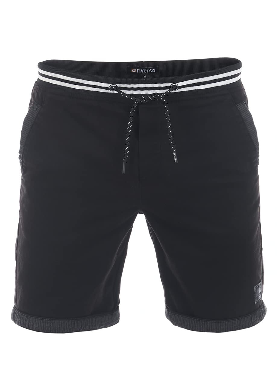 riverso Herren Shorts RIVMichel Kurze Bermuda Hose Regular Fit Sommer Sport Strand Shorts Tunnelzug