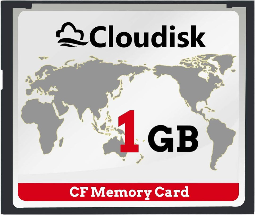 Cloudisk 2X CF-Karte Compact Flash 1 GB Speicherkarte Leistung für Vintage Digitalkamera