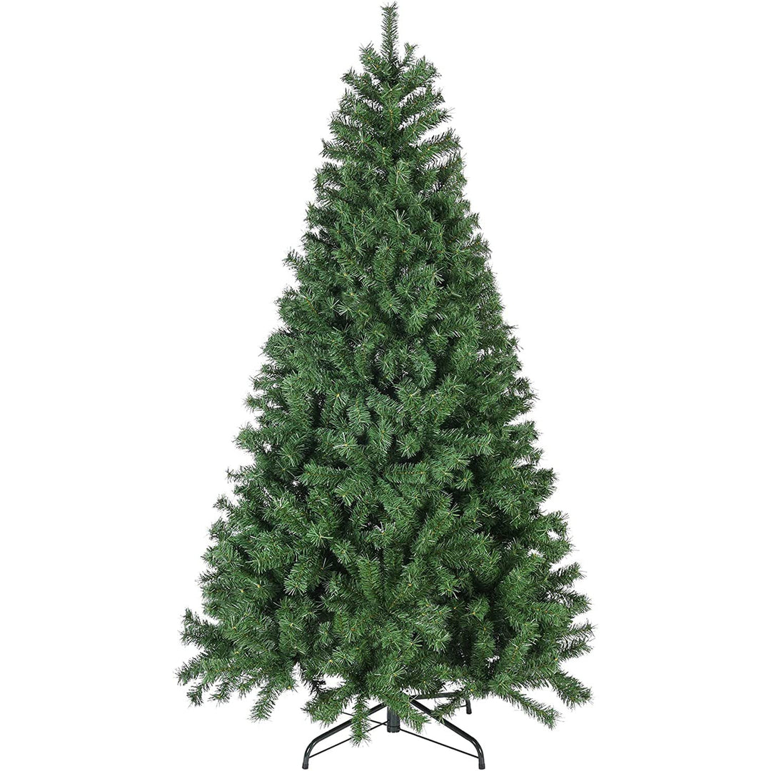 SHAVINGFUN Künstlicher Weihnachtsbaum,PVC Weihnachtsbaum,mit 600 Spitzen und Schnellaufbau Klapp-Sch