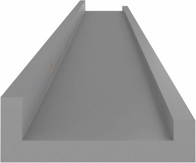 Festnjght 2er Set Bilderleiste Wandregal Schweberegal Bilderregal Wandboard Regal für Bilderrahmen F